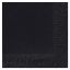 Picture of PACK OF 125 DUNI TISSUE DINNER NAPKIN 40CM 3PLY BLACK *P