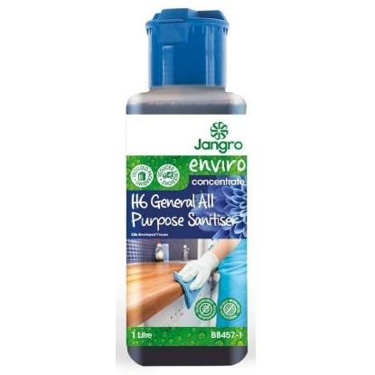 Picture of JANGRO ENVIRO ALL PURPOSE H6 SANITISER CONC 1L **LQ** (SINGLE)