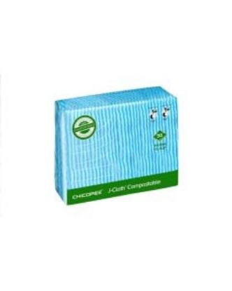 Picture of COMPOSTABLE CHICOPEE J CLOTH BLUE 43X32cm (PACK OF 50)