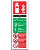 Picture of Co2 Extinguisher Sign 300x100 S/A