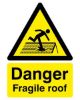 Picture of Danger Fragile Roof 297x210 Rigid *p