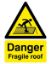 Picture of DANGER FRAGILE ROOF 297X210 RIGID *P