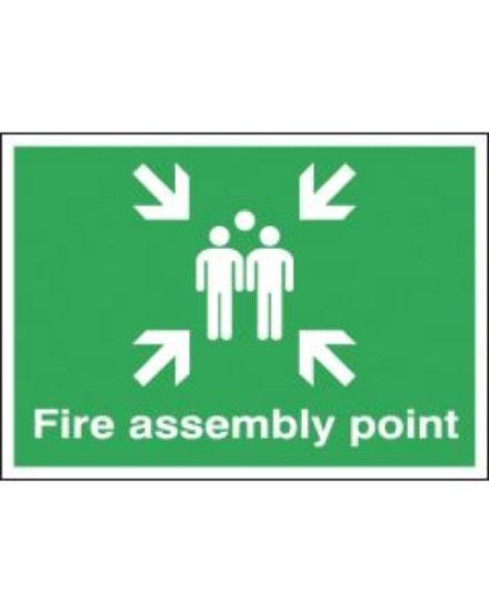 Picture of FIRE ASSEMBLY POINT SIGN 450X600 S/A