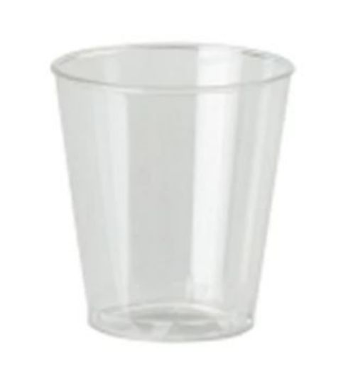 Picture of DISPOSABLE PLASTIC SHOT GLASS CE 1oz 30ml (PACK OF 50)