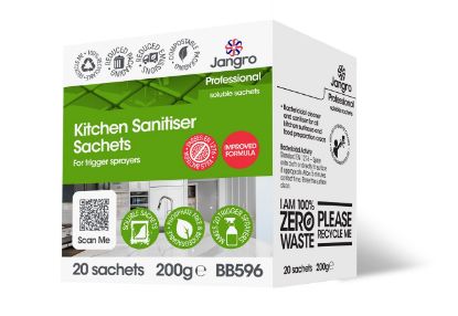 Picture of JANGRO ENVIRO KITCHEN SANITISER SACHETS FOR TRIGGER SPRAYER (20)