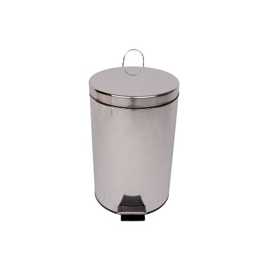 Picture of STEEL PEDAL BIN 12 LTR SILVER