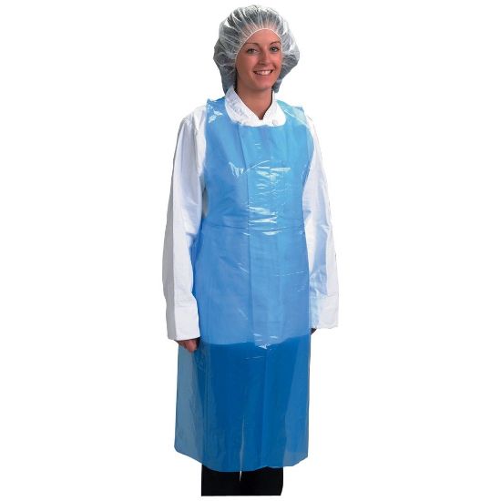 Picture of SHIELD DISPOSABLE APRONS ON A ROLL BLUE (200)