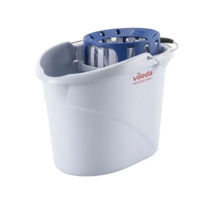 Picture of VILEDA SUPERMOP AG BUCKET & WRINGER 10L BLUE