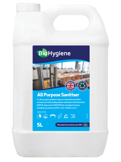 Picture of BIO HYGIENE ALL PURPOSE SANITISER CONCENTRATED FRAGRANCED 5L (SINGLE)