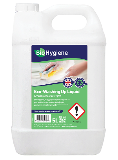 Picture of BIO HYGIENE ECO WASHING UP LIQUID 5L (SINGLE)