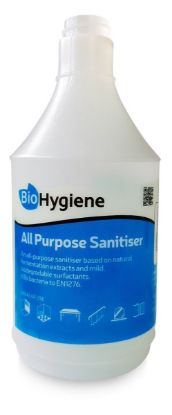 Picture of BIO HYGIENE ALL PURPOSE SANITISER FRAGRANCED EMPTY BOTTLE & TRIGGER 750ML (SINGLE)