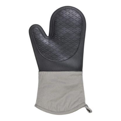 Picture of CHEF AID SILICONE INSULATED OVEN GLOVE WITH COTTON SLEEVE 35X18CM