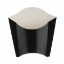 Picture of Black Folded Board Chip Scoop Medium (Pack Of 250)