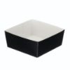 Picture of Black Folded Board Food Tray 4" X 4" (Pack Of 125)