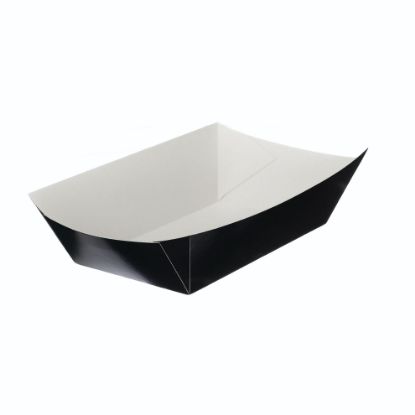 Picture of BLACK FOLDED BOARD MEAL TRAY 43X85X192MM (PACK OF 125)