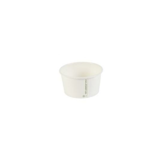 Picture of COMPOSTABLE KRAFT SOUP CONTAINER WHITE 16oz (CASE OF 500)