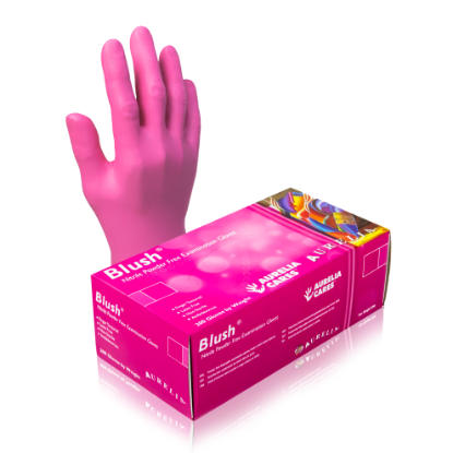 Picture of Aurelia Blush Pink Nitrile Glove - Large (200)