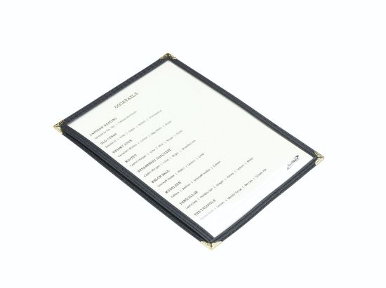 Picture of American Style Clear Menu Holder - 2 Page A4