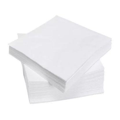 Picture of Lunch Napkin 33cm X 33cm White 2 Ply (Pack Of 100)