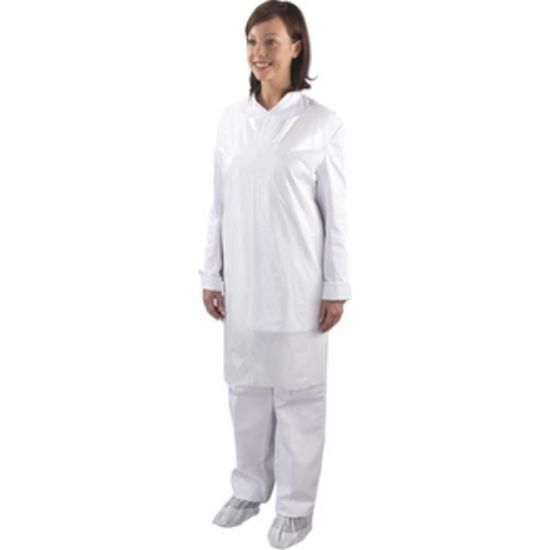 Picture of Aprons On A Roll 16 Micron White (Pack of 200)