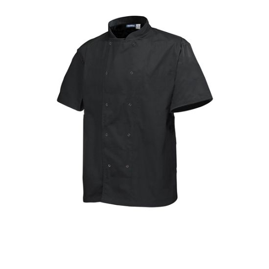 Picture of Basic Stud Jacket (Short Sleeve) Black XL Size