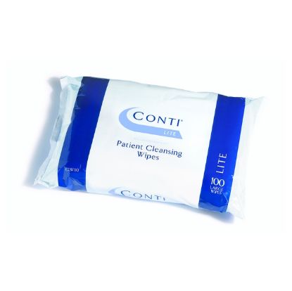 Picture of Conti Lite Dry Patient Wipes 100 Pack. 28x32cm (100)