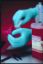 Picture of Hybrid Exam Gloves Powder Free Blue Medium (100)