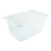 Picture of Plastic Takeaway Container 650ml With Clear Lid  (Pack of 250)