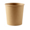 Picture of Kraft Brown Microwavable Soup Container 16oz Heavy Duty (Case of 500)