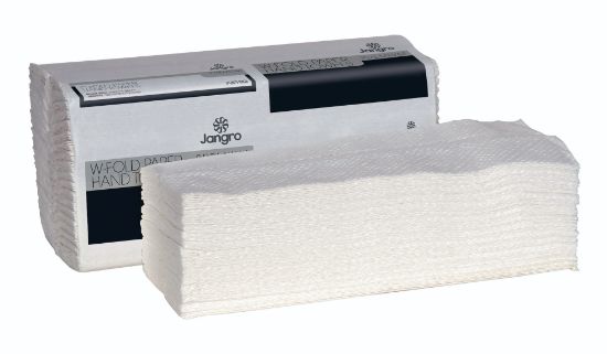 Picture of Premium W Fold Hand Towel 2ply White 320x203mm Pure  (Case of 2000)