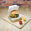 Picture of Bagasse Burger Box 152 X 152mm (Pack Of 125)