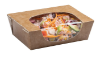 Picture of Zest Kraft Large Salad Box 200/180 X 120/100 X 50mm 1000ml (200)