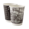 Picture of Barista 12oz Double Walled Paper Cup Mixed Design (Case Of 500)