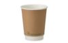 Picture of Edenware Kraft Brown Compostable  Double Wall Coffee Cup 12oz (Pack Of 25)