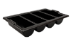Picture of Cutlery Bin 4 Compartment Black