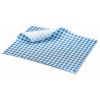 Picture of Gingham Print Greaseproof Paper 25x20cm Blue (1000)