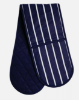 Picture of Butcher Double Oven Glove Blue With White Stripes