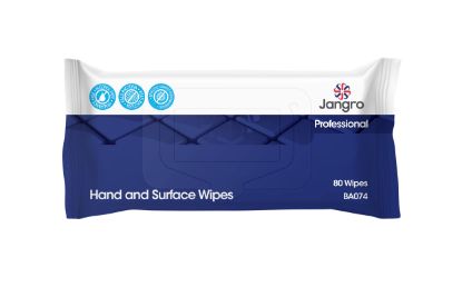 Picture of Pal Care And Protect Hand And Surface Wipes Flow Pacl - JANGRO label (Pack of 80)
