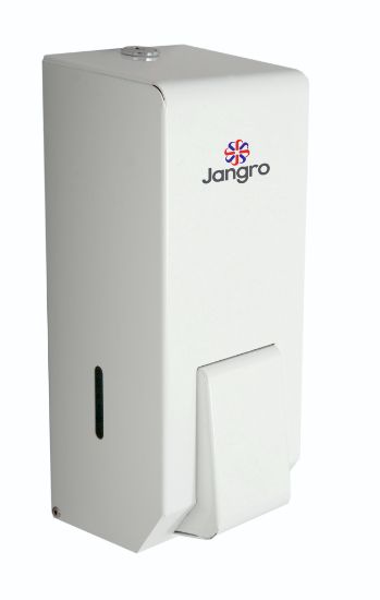 Picture of Jangro Bulk Fill Soap Dispenser 900ml White Metal