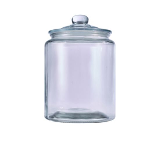 Picture of Genware Glass Biscotti Jar 6l