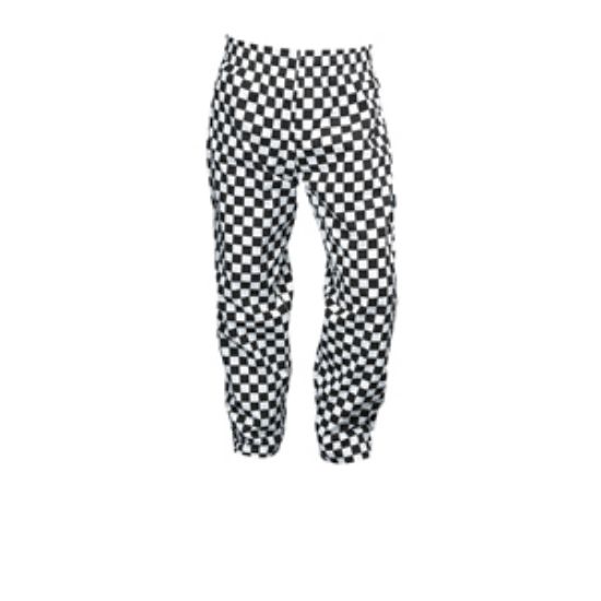 Picture of Chef Trousers Big Check Lrg Black *p