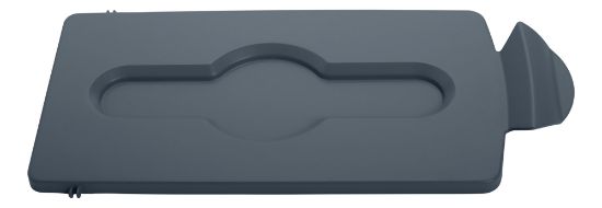 Picture of Rubbermaid Slim Jim Recycling Centre - Closed Lid - Grey *s