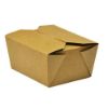 Picture of Vegware No.1 Kraft Food Cartons 11x9x6.5cm (Case Of 450)