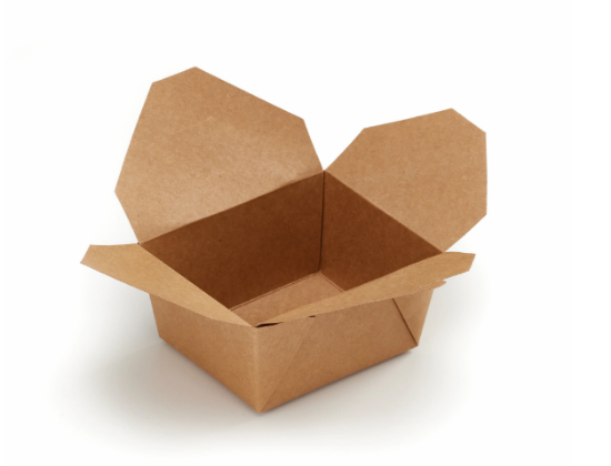 Picture of Small Kraft Folded Deli Box No.1 Brown (Pack Of 50)