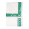 Picture of Linen Union Glass Cloth White/Green (Pack Of 10)
