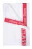 Picture of Linen Union Glass Cloth White/Red (Pack Of 10)