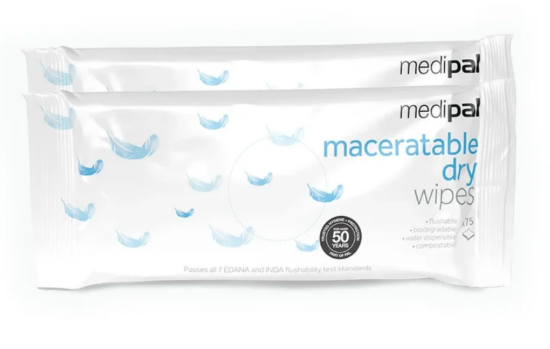 Picture of Medipal Soft Dry Patient Wipes 28x27cm (100)