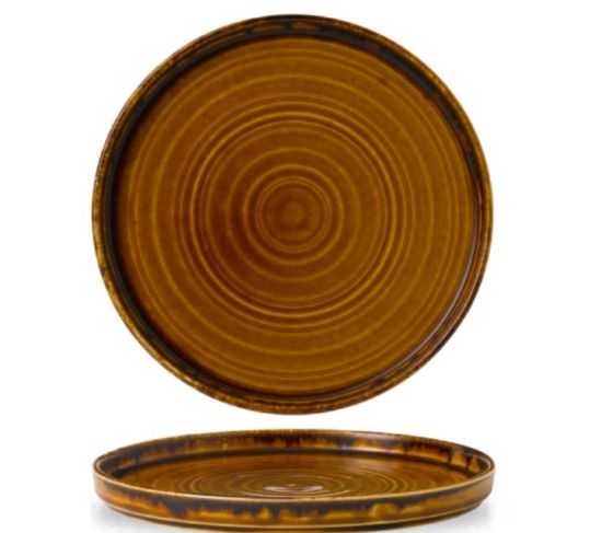 Picture of Churchill Harvest Brown Walled Plate 8.67" (Case Of 6)