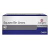 Picture of Jangro Square White Bin Liner 6/7mu 24/28g 15x24x24" 30l (100)