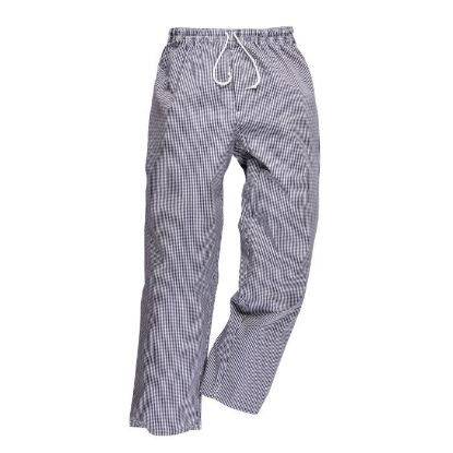 Picture of Bromley Chefs Trousers Blue/White Check Size 2XL